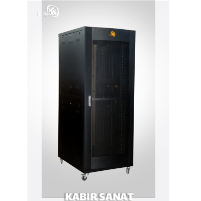 KS4210080DFBG _ رک ایستاده 42 یونیت عمق 100 عرض 80 درب توری